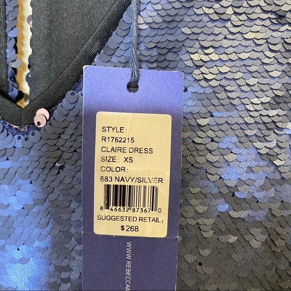 Rebecca Minkoff Mini Sequence Sleeveless Dress - Picture 10 of 16